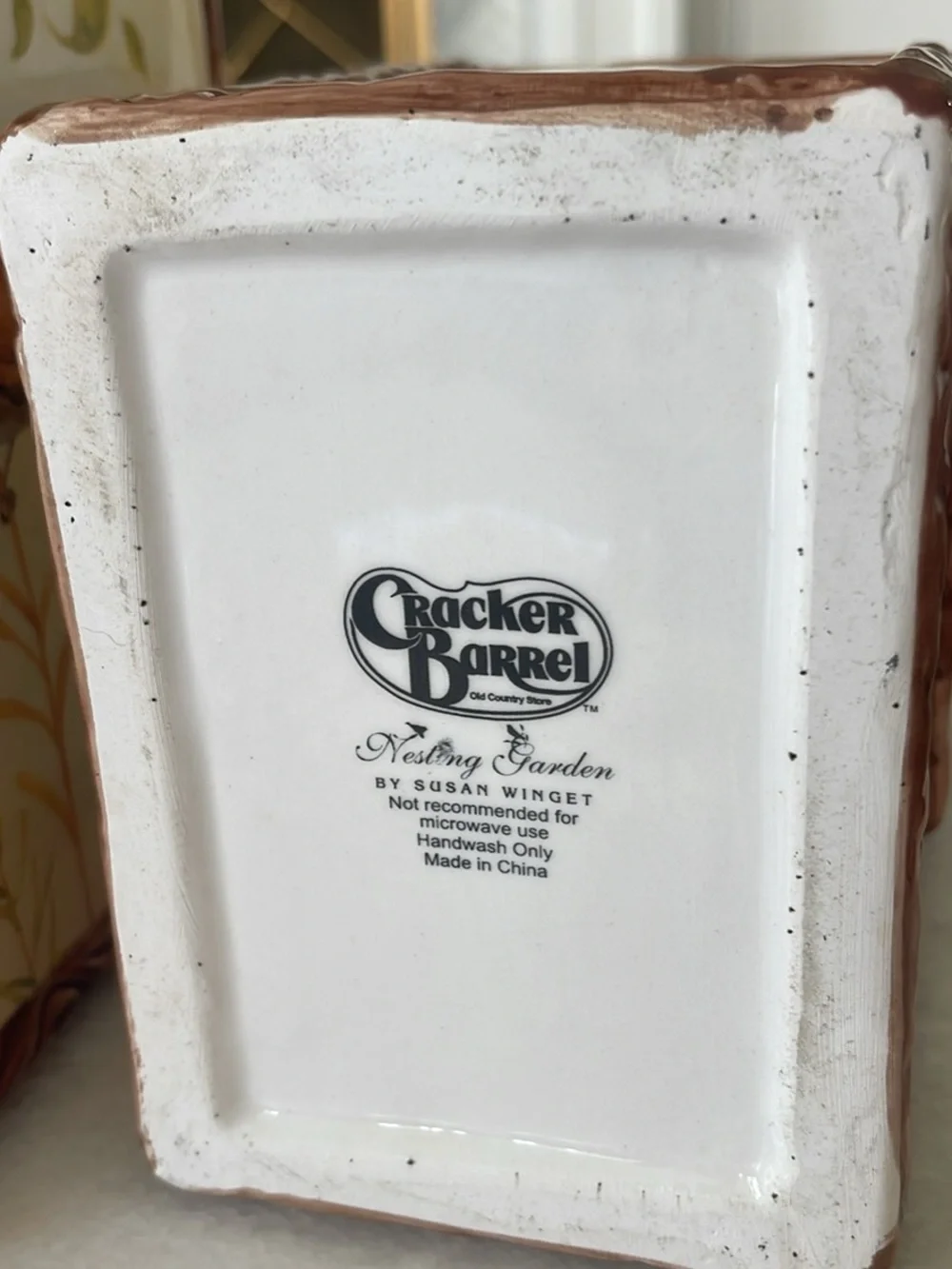 Nesting Garden by Susan Winget Cracker Barrel Canister Set Birdhouse Cookie Jar